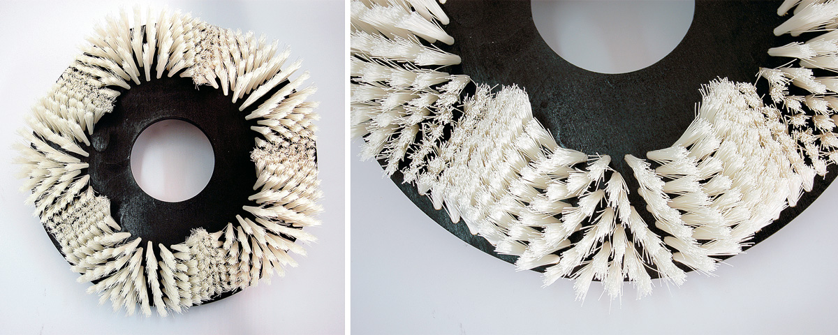 YATO Nylon Spazzole Disco Spazzola Conica Spazzola Rotonda - Foto 3