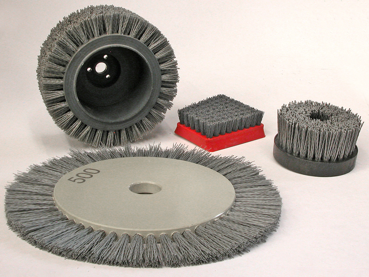 cylindrical abrasive brushes