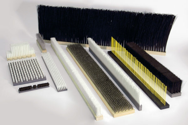 Flat brushes and strip brushes