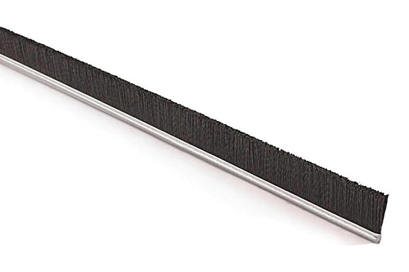 Linear brush for doors and windows