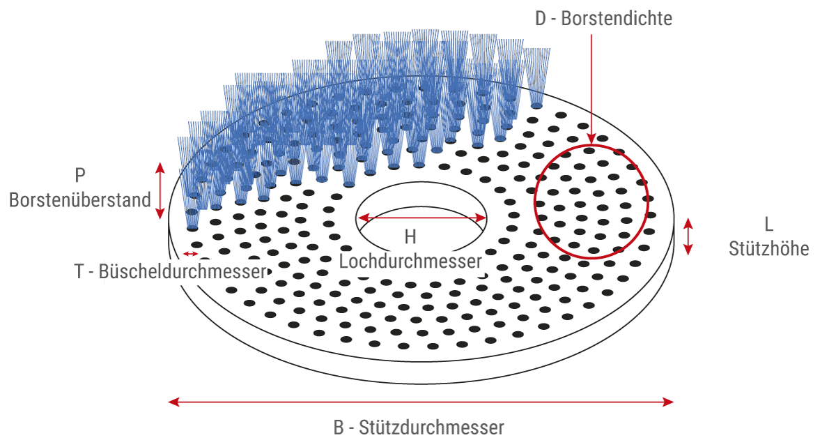 Scheibenbürsten