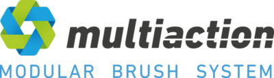 Multiaction modular system for roller brushes